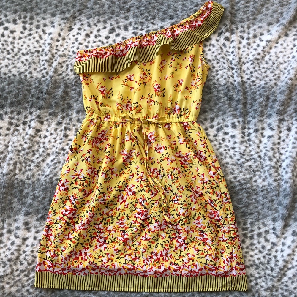 BeBop yellow floral dress